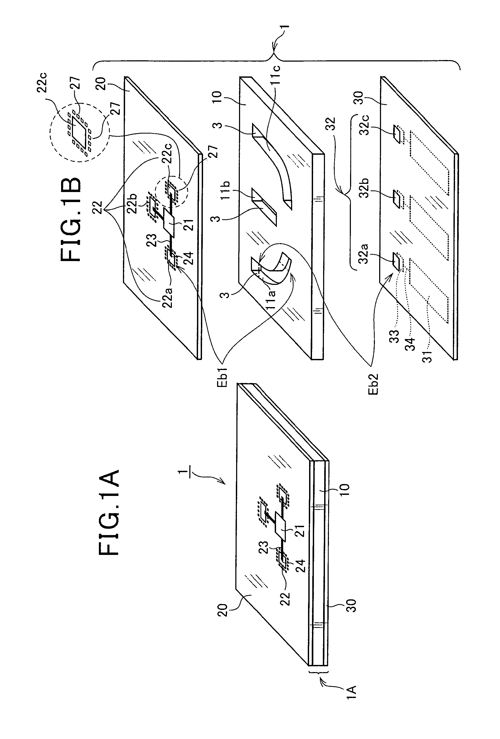 Waveguide tube formed by laminating a plate and substrates having waveguide passages