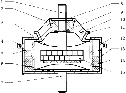 Engine suspending device