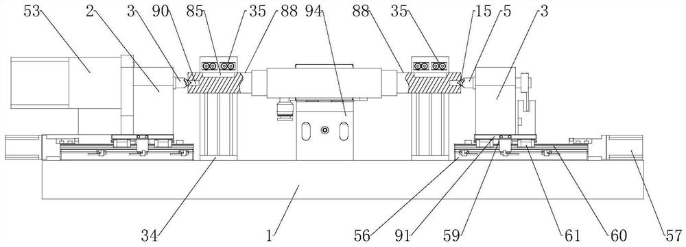 Motor shaft clamping tool, circumferential correction device and keyway symmetry degree detection tool