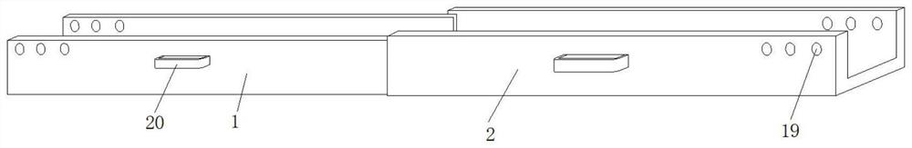 A hollow bridge frame that is easy to install and adjust