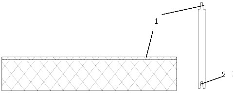 Rabbet treatment method for guaranteeing wood grain fair-faced concrete splicing joint effect