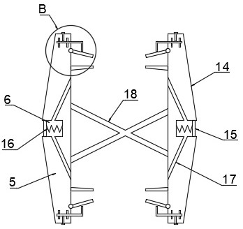 A combined cross-arm structure for power poles and towers and its application method