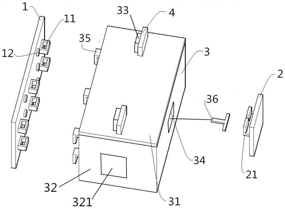 A safety rope device for overhaul of generator outlet switch