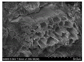 A method for preparing cow dung biochar that inhibits nitrogen fertilizer leaching loss