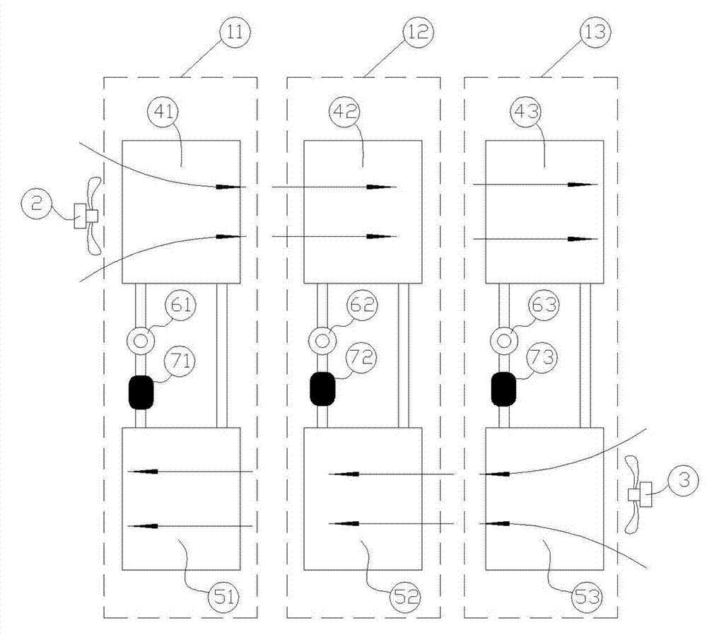 Multistage power heat pipe system