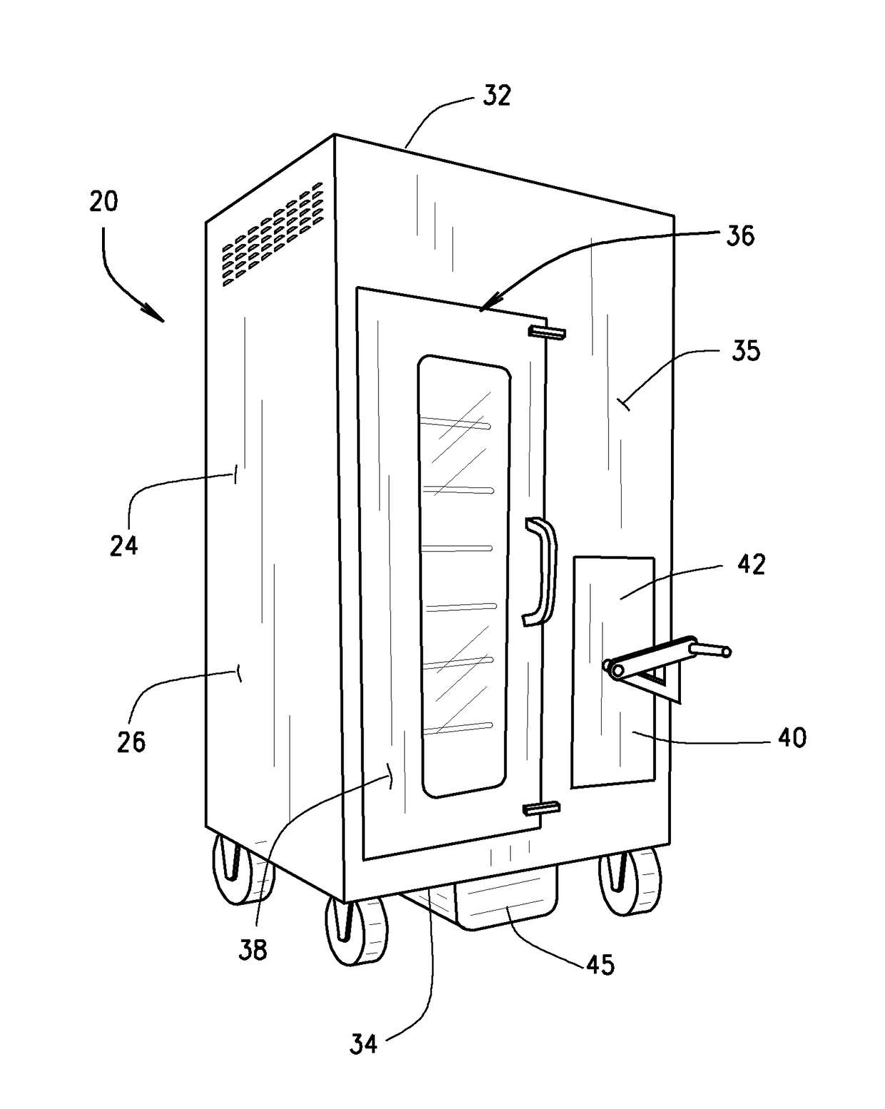 Smoker oven with improved air flow