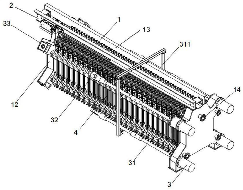 Cantilever type filter press