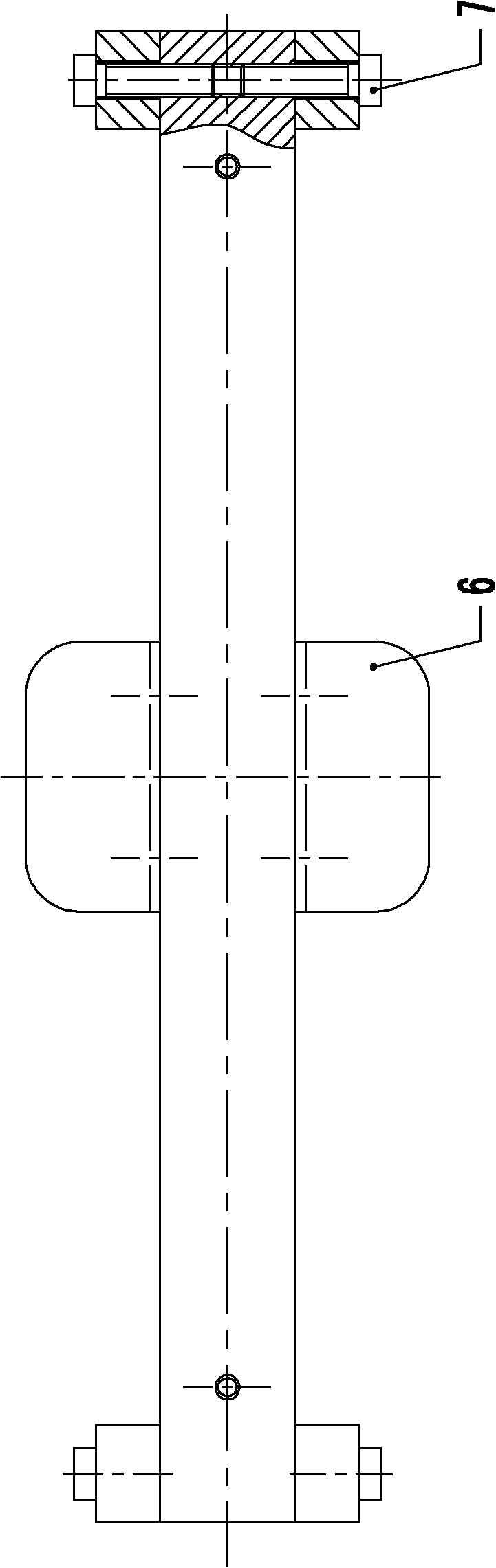 Multi-row joist type large-bushing baseplate molding method and mould