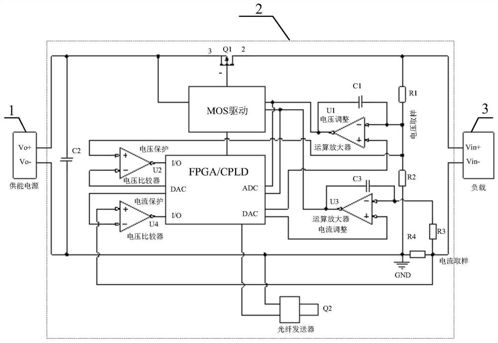 A power supply protection circuit