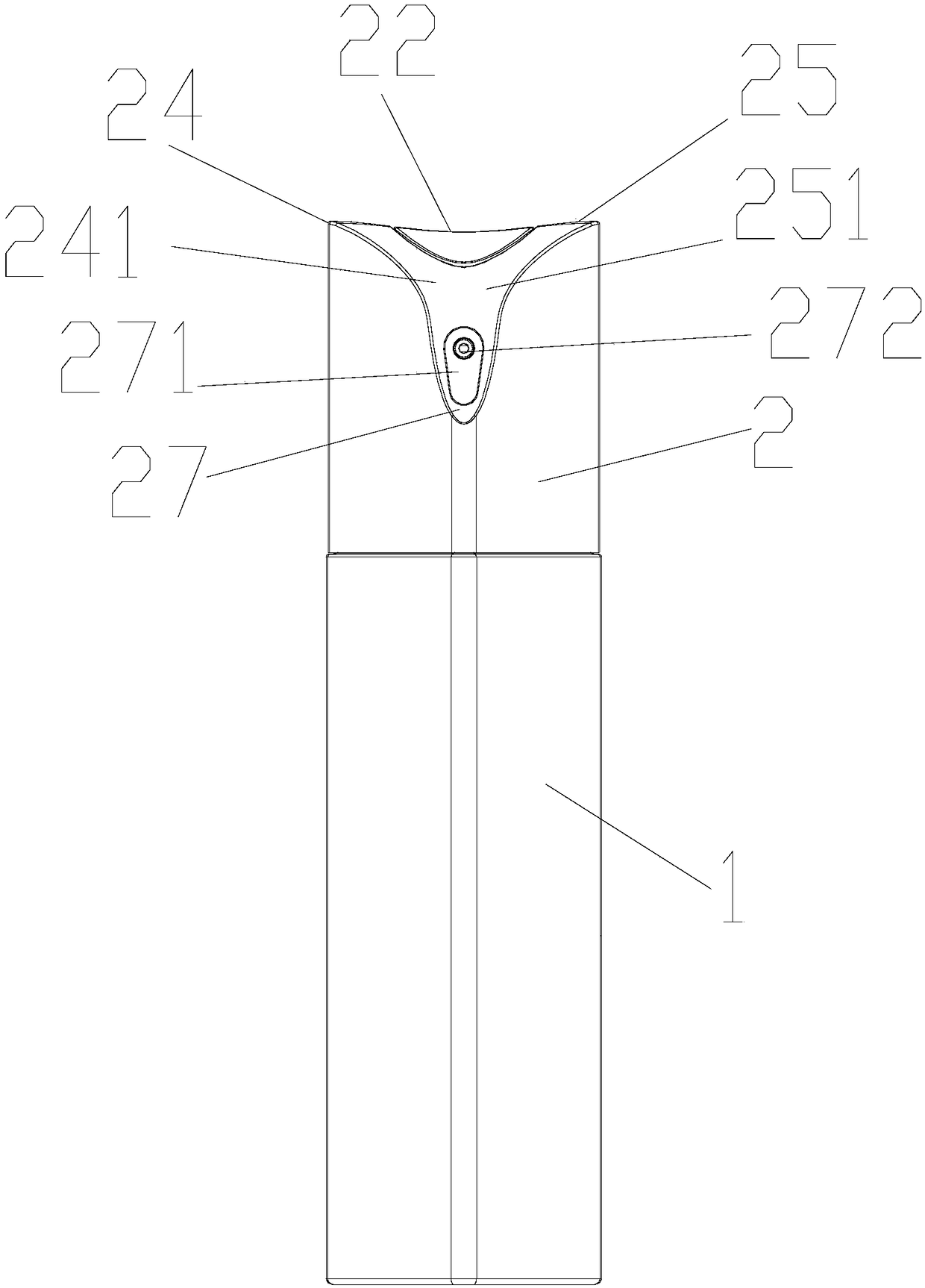 Anti-falling bottle opening structure