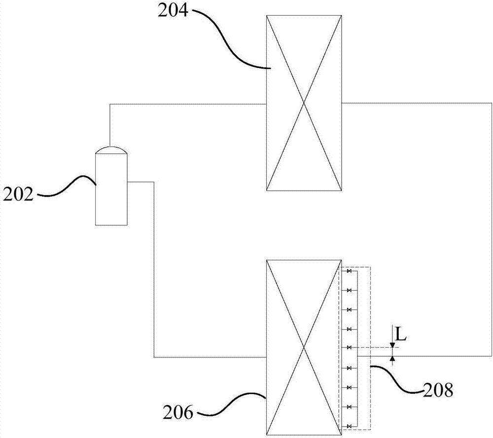 Throttling and flow dividing assembly and air conditioner