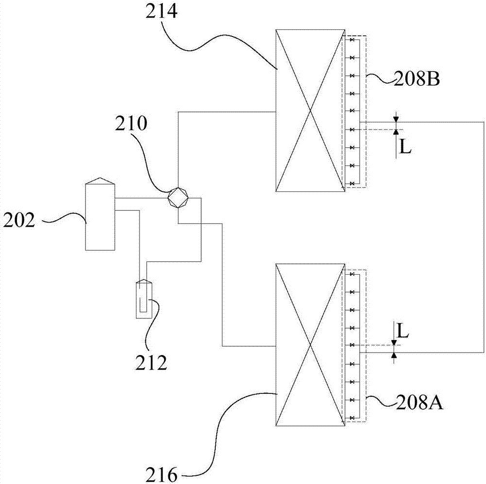 Throttling and flow dividing assembly and air conditioner