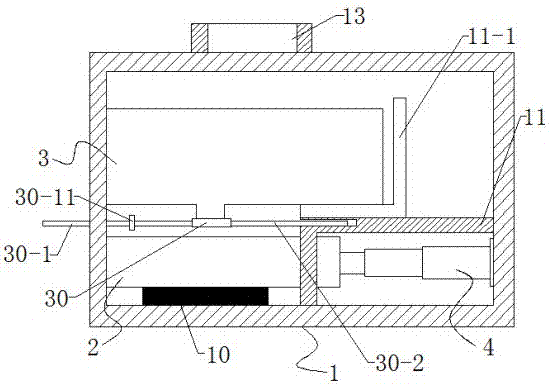 Semi-automatic rice discharging cabinet