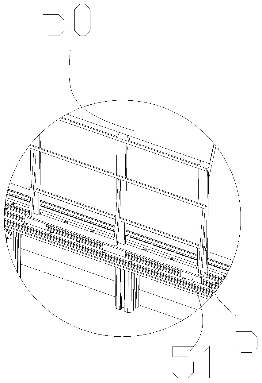 Water circulation device for photovoltaic greenhouses