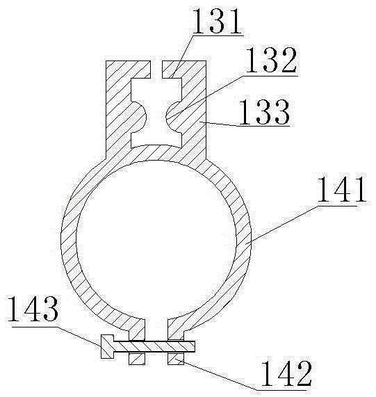 Indoor drying component with good fixation effect