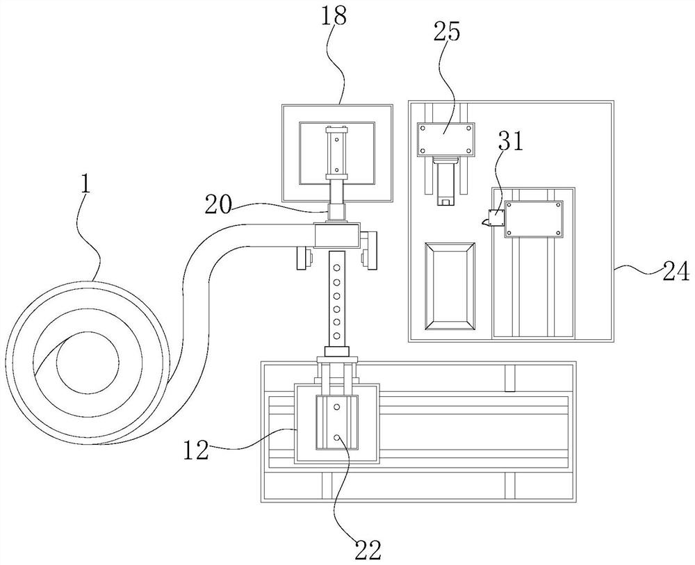 Circulating feeding machine for gear machining