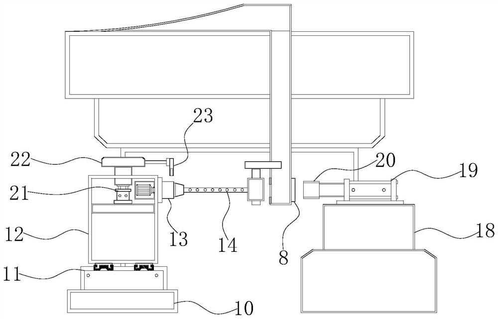 Circulating feeding machine for gear machining