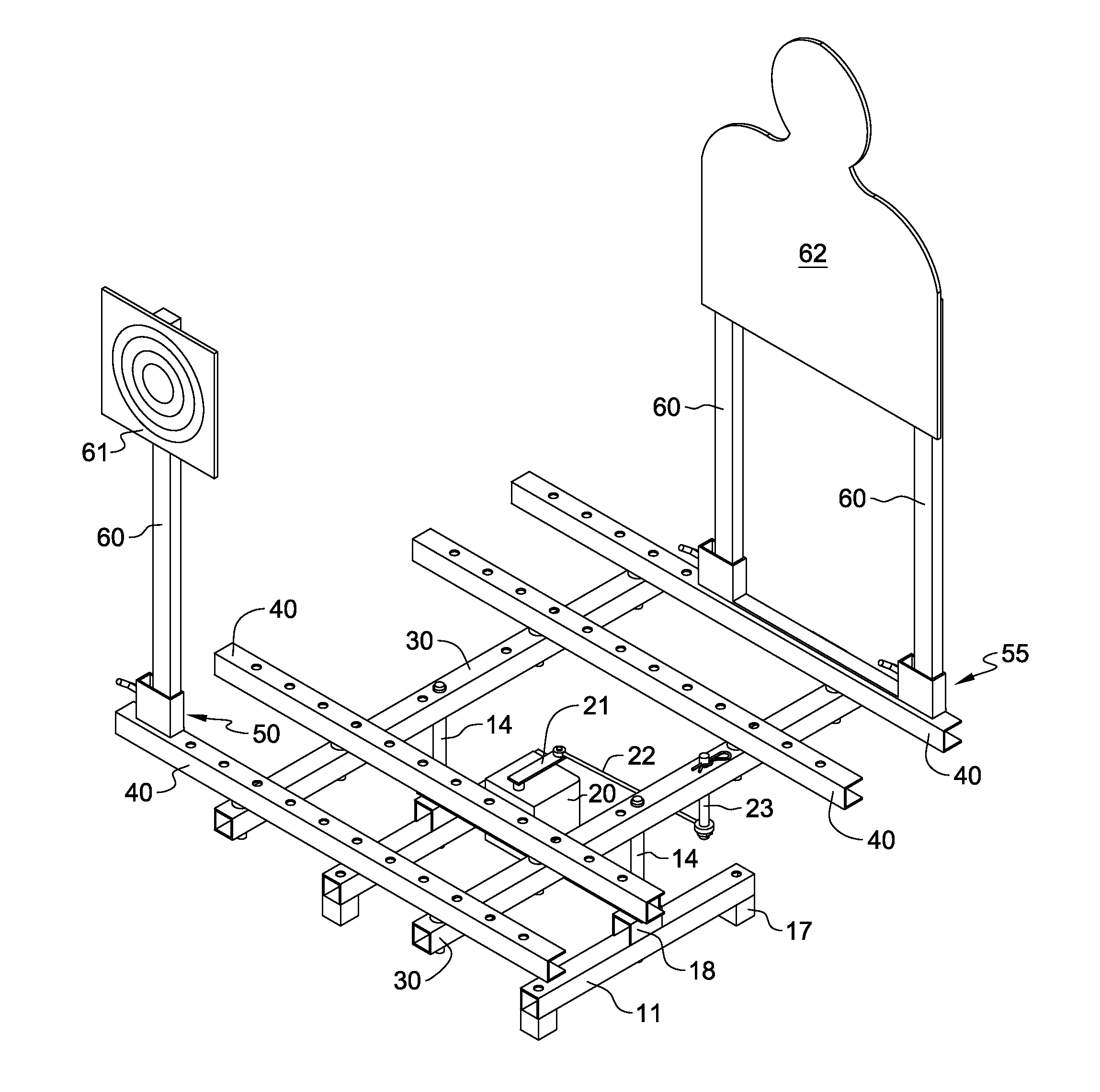 Dynamic group target stand