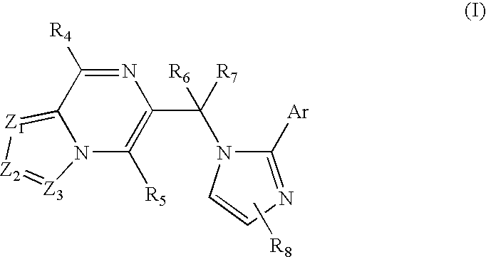 Substituted imidazolopyrazine and triazolopyrazine derivatives: gabaa receptor ligands