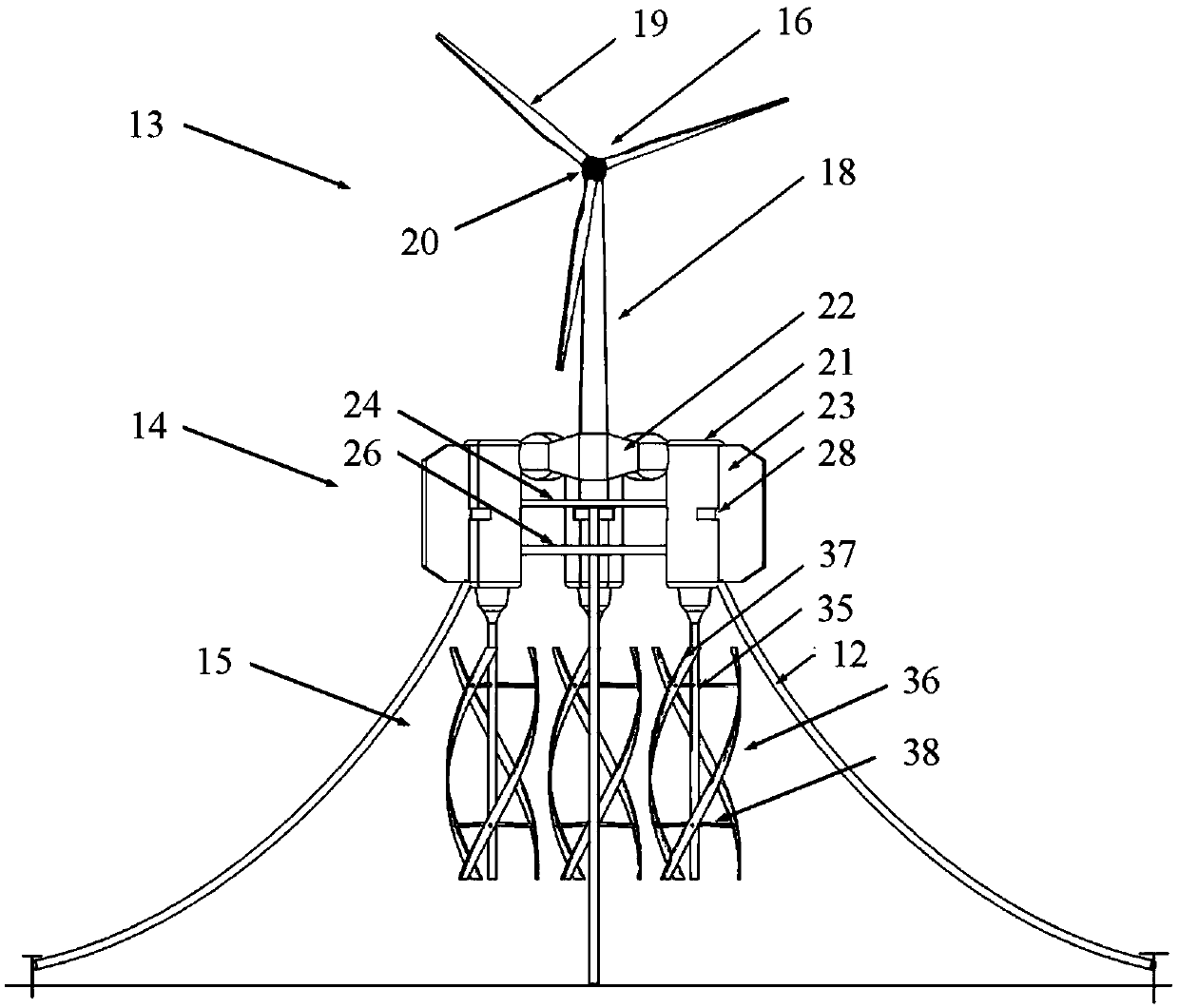 Offshore power generating equipment