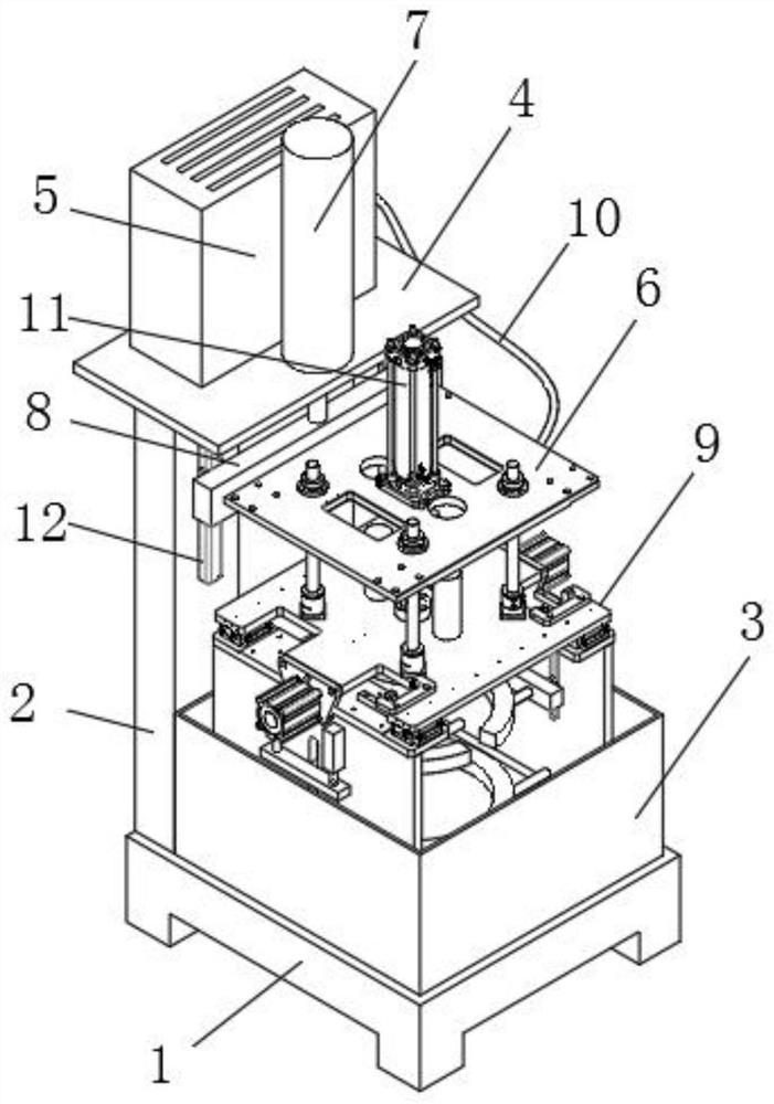 Airtight detection device and working method for a canister