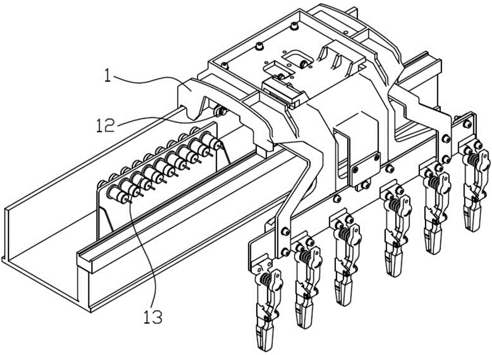 On-line identification method for plating clamps