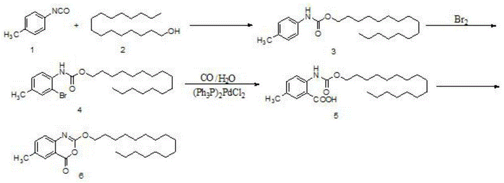 One-pot high-yielding preparation of cetilistat