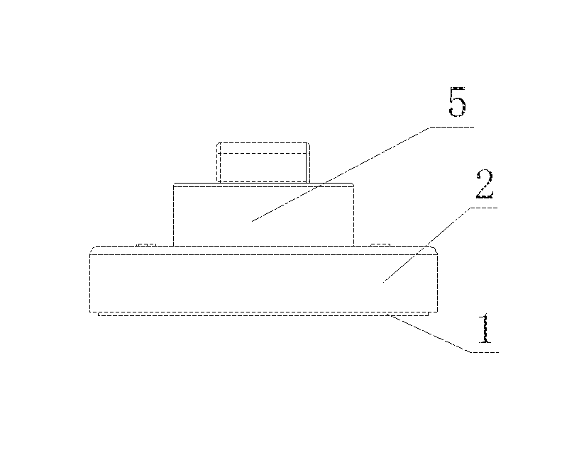 Suction disk structure