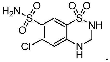 A kind of synthetic method of hydrochlorothiazide