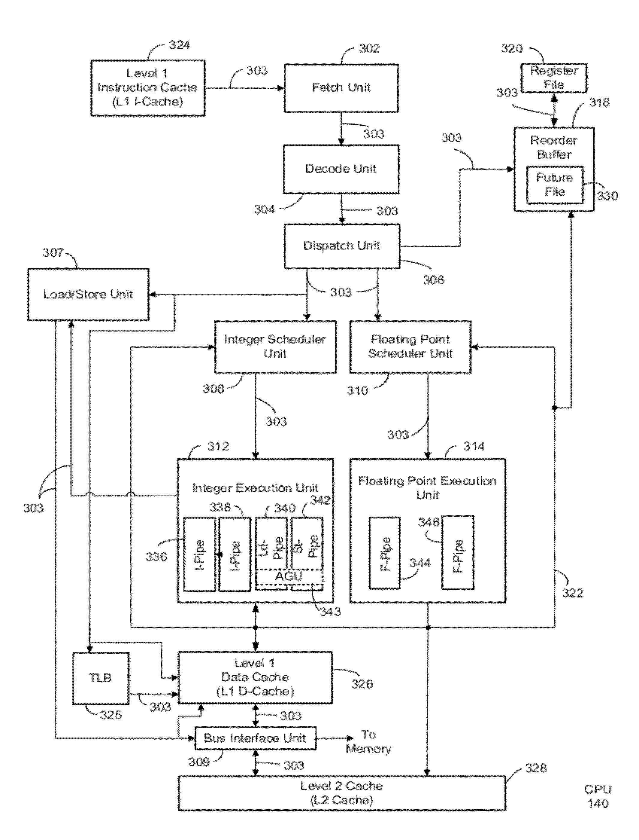 Method and apparatus for controlling a translation lookaside buffer