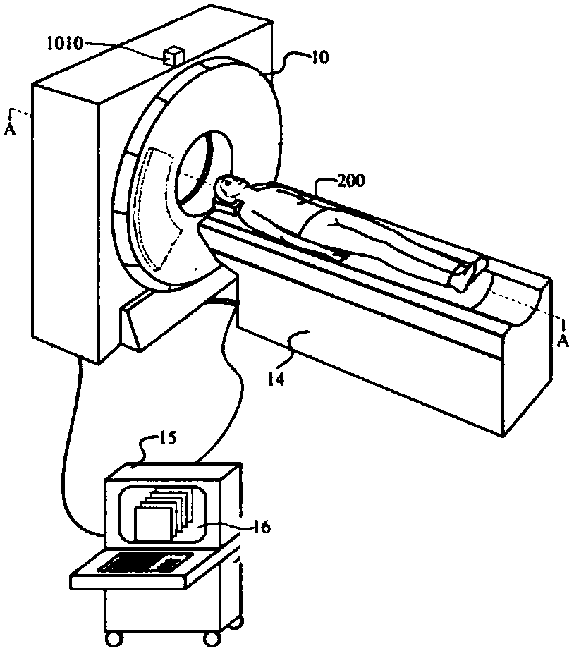 Medical imaging device and monitoring system