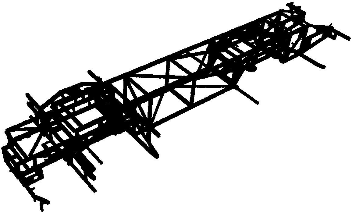 Intelligent generation method for three-dimensional model of truss structure