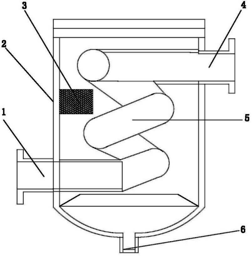 Centrifugal gas-liquid separator