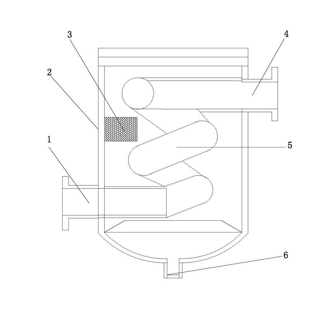 Centrifugal gas-liquid separator