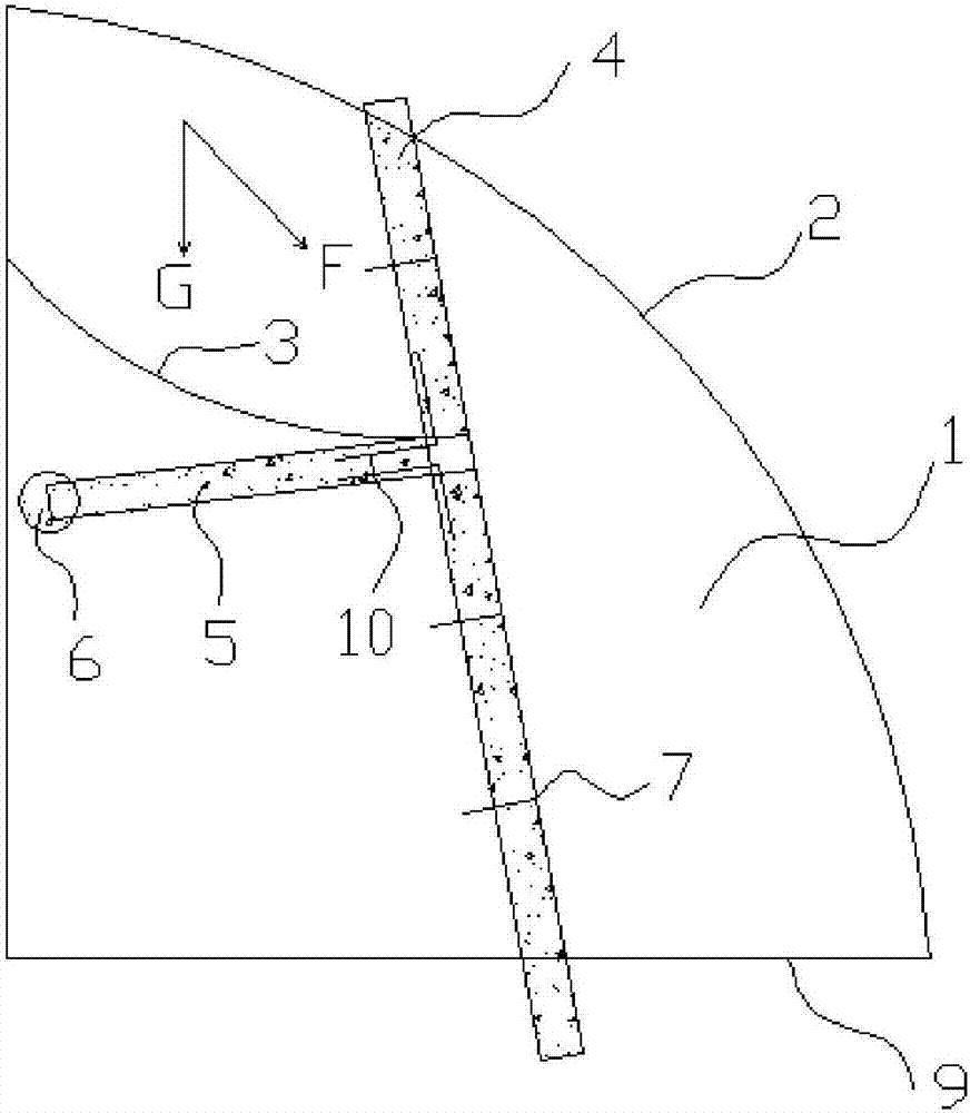 Foundation pit supporting structure and construction method thereof