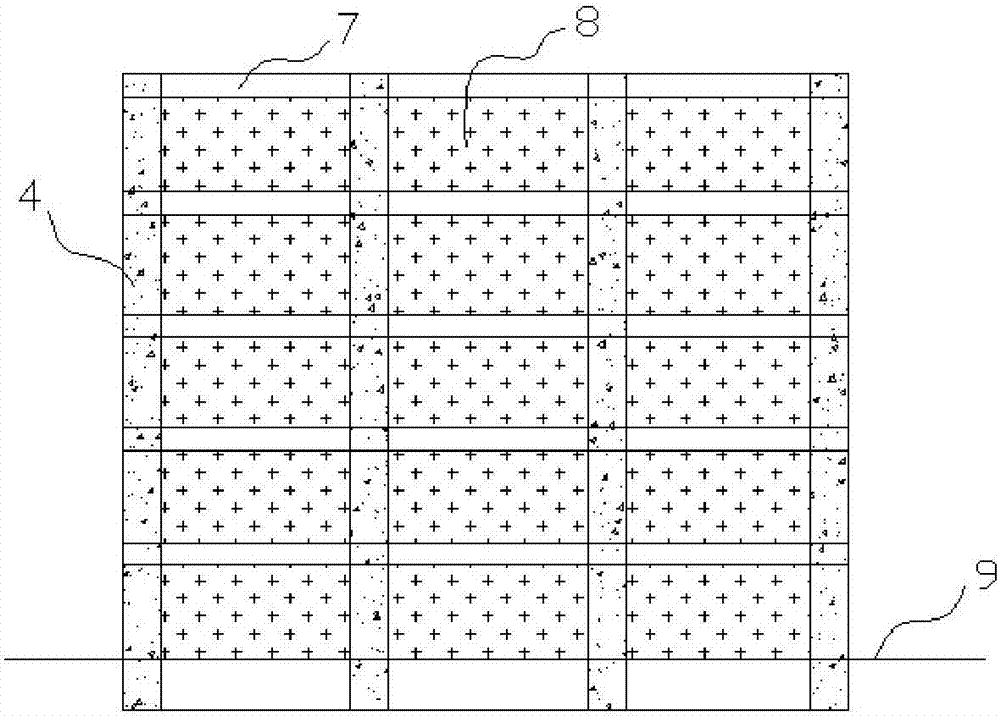 Foundation pit supporting structure and construction method thereof