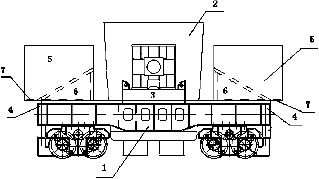 Ladle buggy under converter and application of ladle buggy