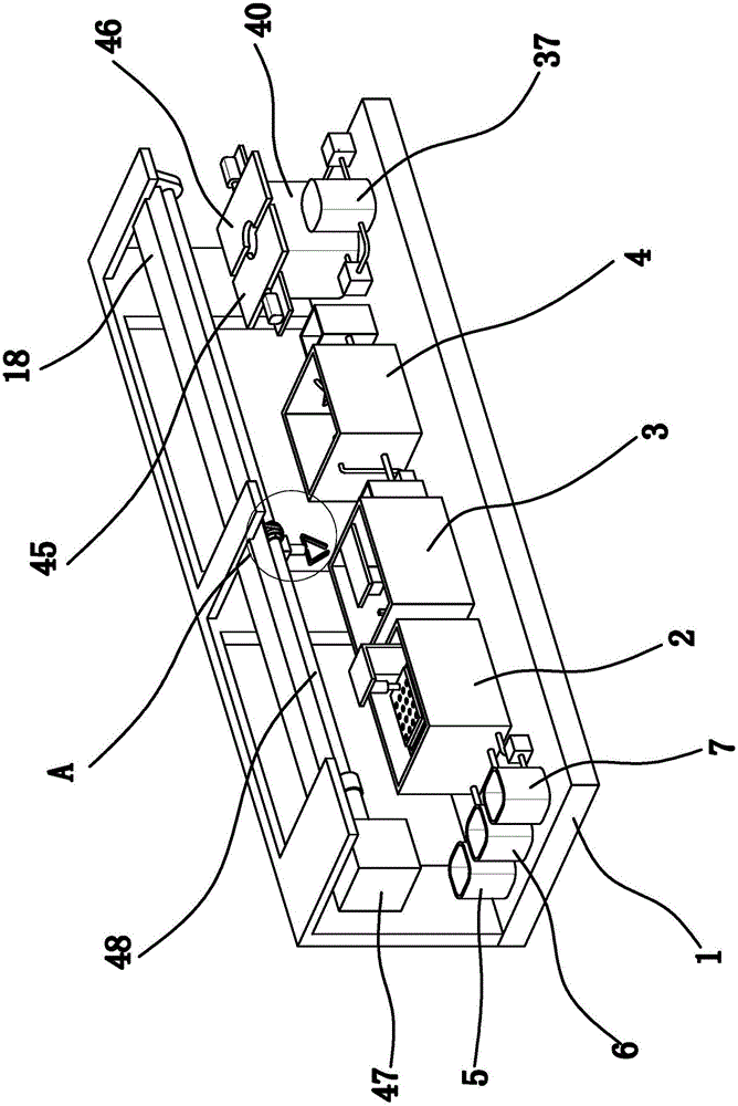 Processing method and processing device of novel high-efficiency polycrystalline four-resistance gate cell sheet