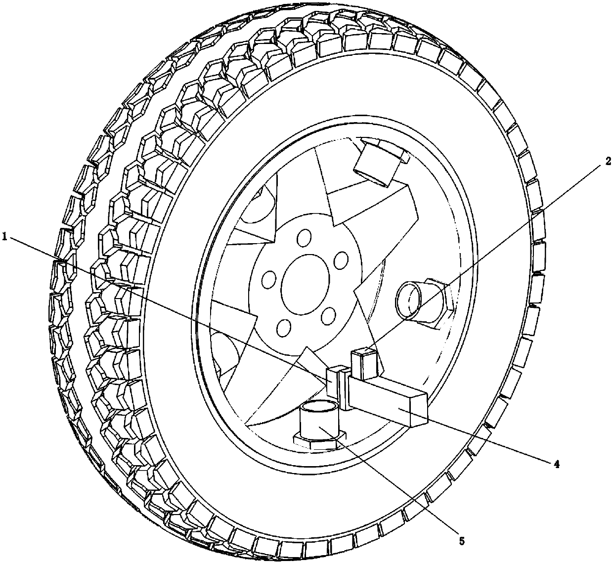 Intelligent wheel anti-collision system