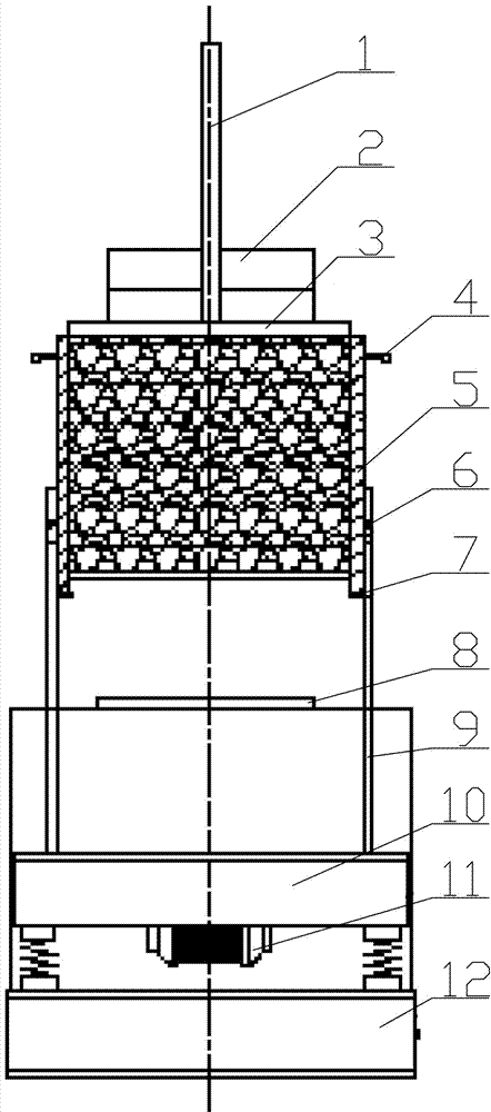 Device and method of measuring working performance of pervious concrete