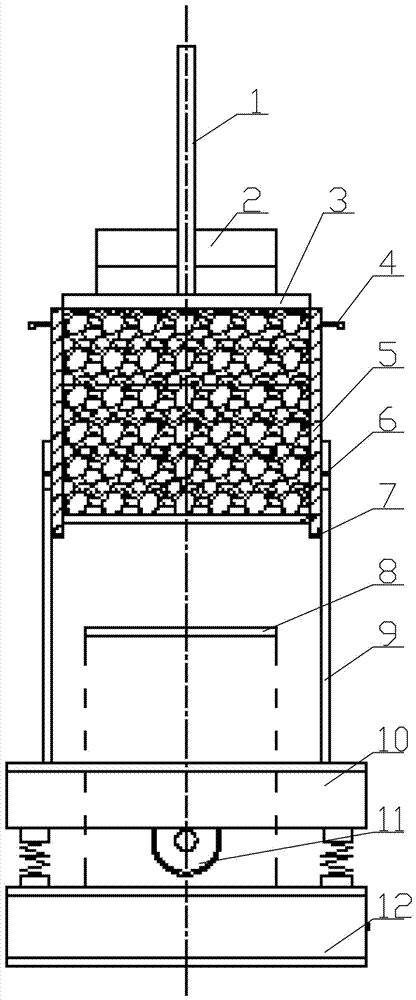 Device and method of measuring working performance of pervious concrete