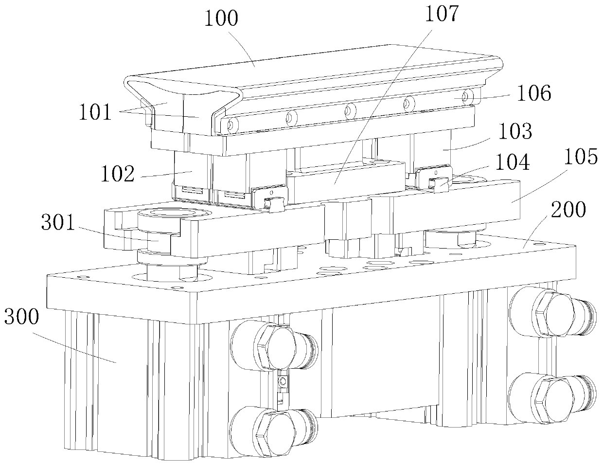 3D vacuum sliding fit method of flexible screen