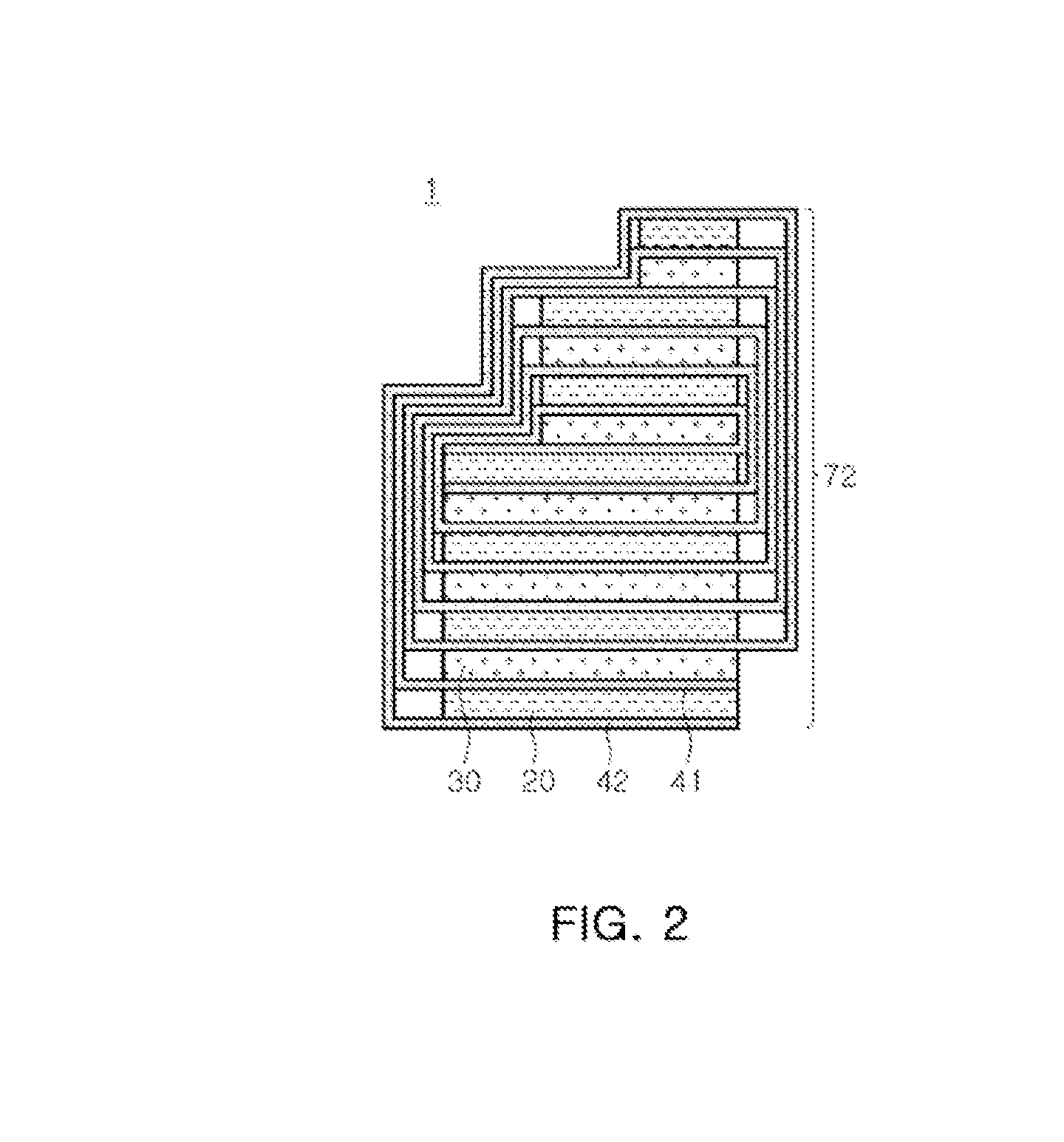 Electrode assembly having step, battery cell, battery pack and device including the same