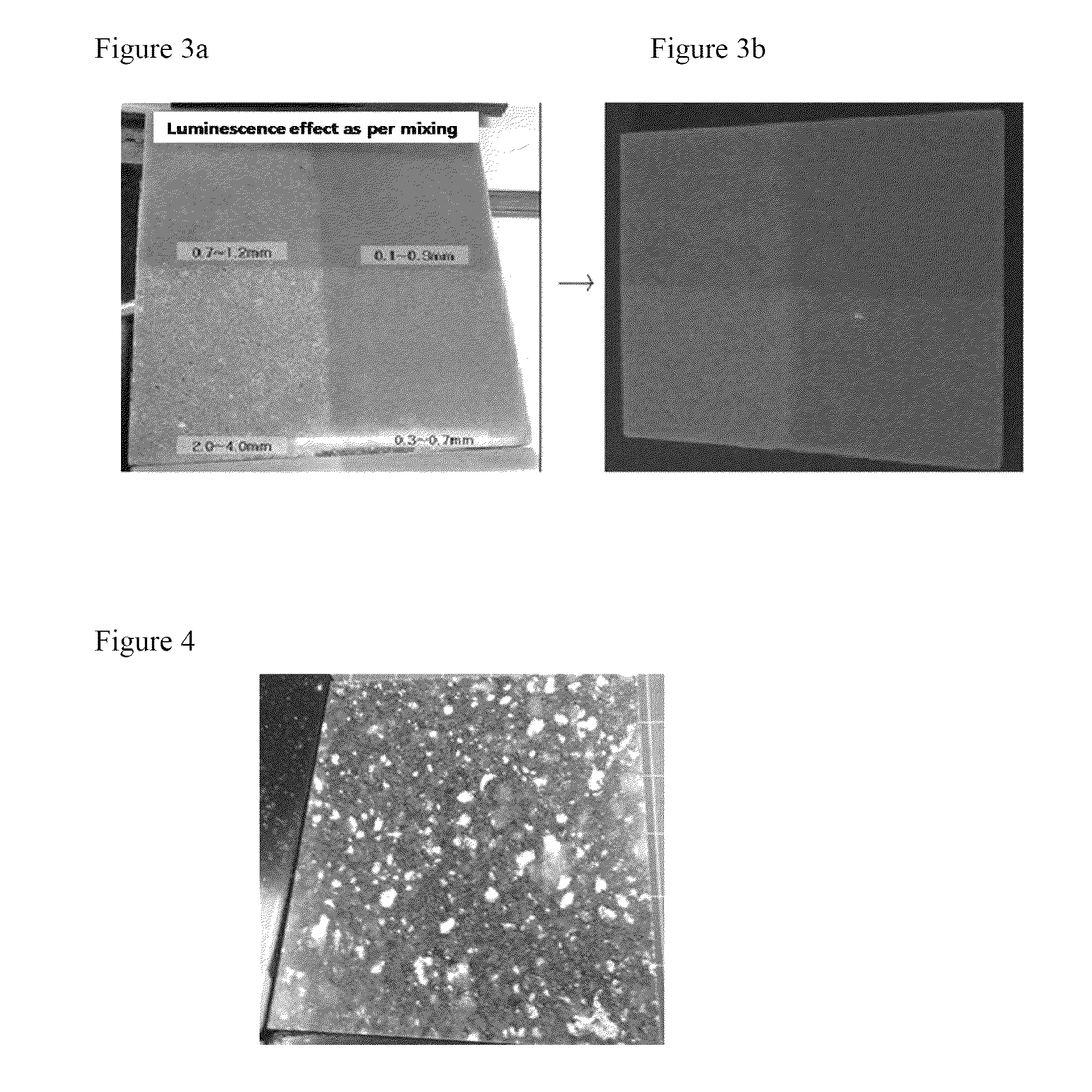 Artificial marble having natural textures and luminescent patterns and method of preparing the same