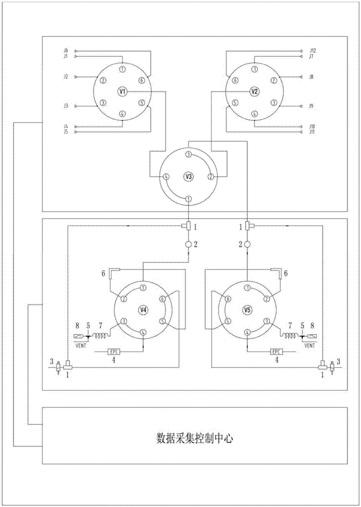 Online environment monitoring system and method in fluorine chemical industry