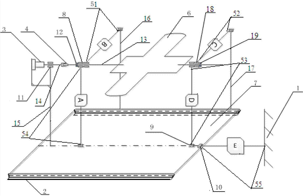 Flight parameter measurement system for small-size bypass aircraft