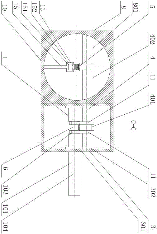 Gear-rack-crankshaft linkage engine conversion mechanism