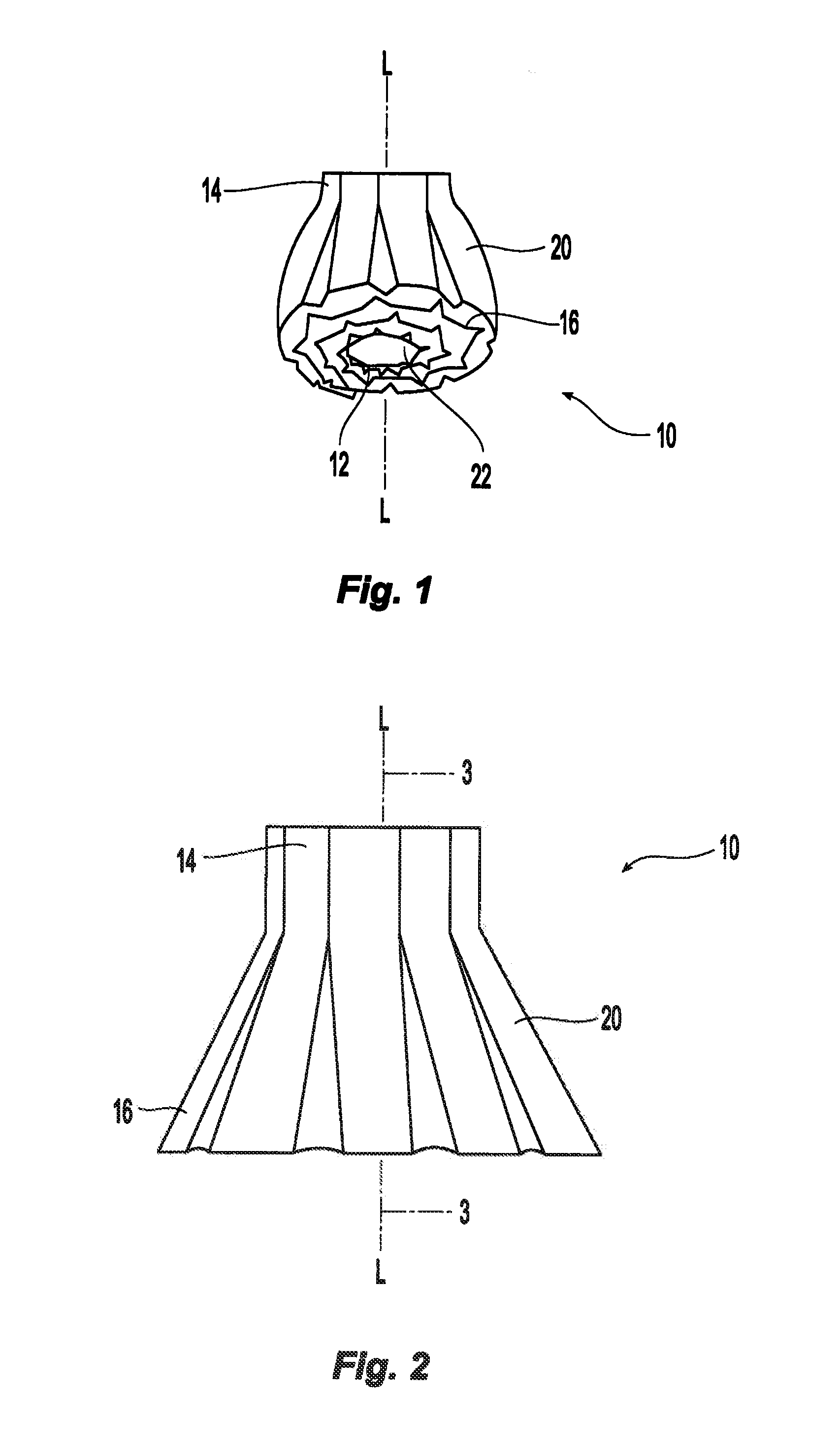 Water Disposable Head Comprising Plural Water Disposable Materials