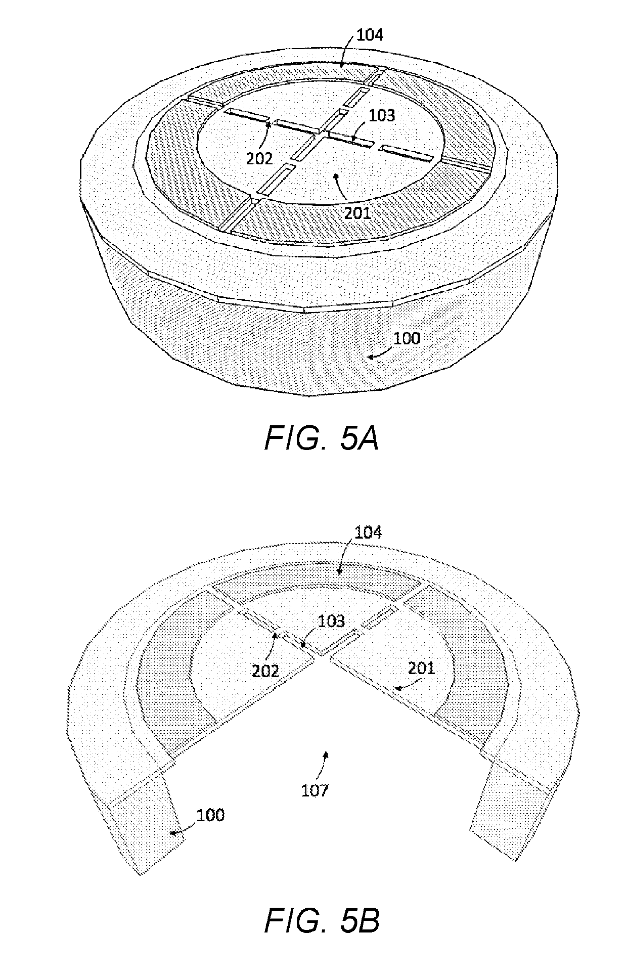 Micromachined ultrasonic transducers with a slotted membrane structure