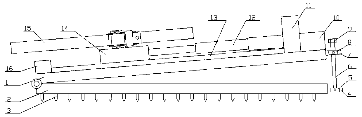 Device for digging wire conduit under road